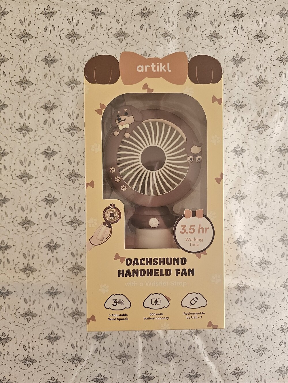 Artikl Dachshund Personal Fan